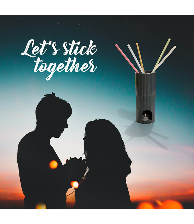 Scentchips® Brûleur Pour Bâtonnets De Cire Parfumés Tower Duo Blanc Mat Brillant