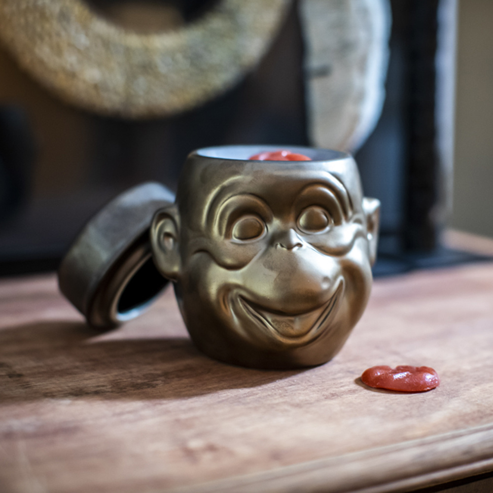 Scentchips® Monkey Big Smile Matt Gold waxbrander geurbrander