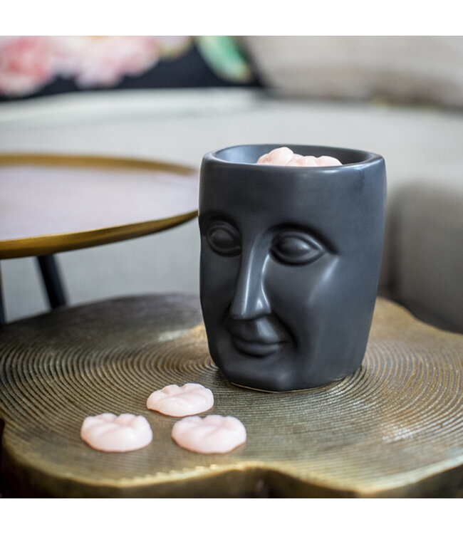 Scentchips® Face Black scented wax burner