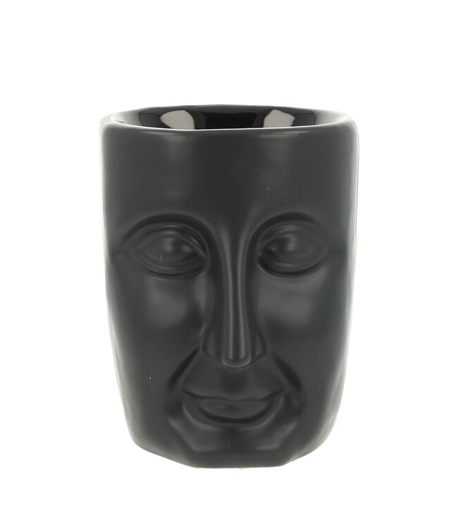 Scentchips® Gesicht Schwarz Wachsbrenner Duftbrenner