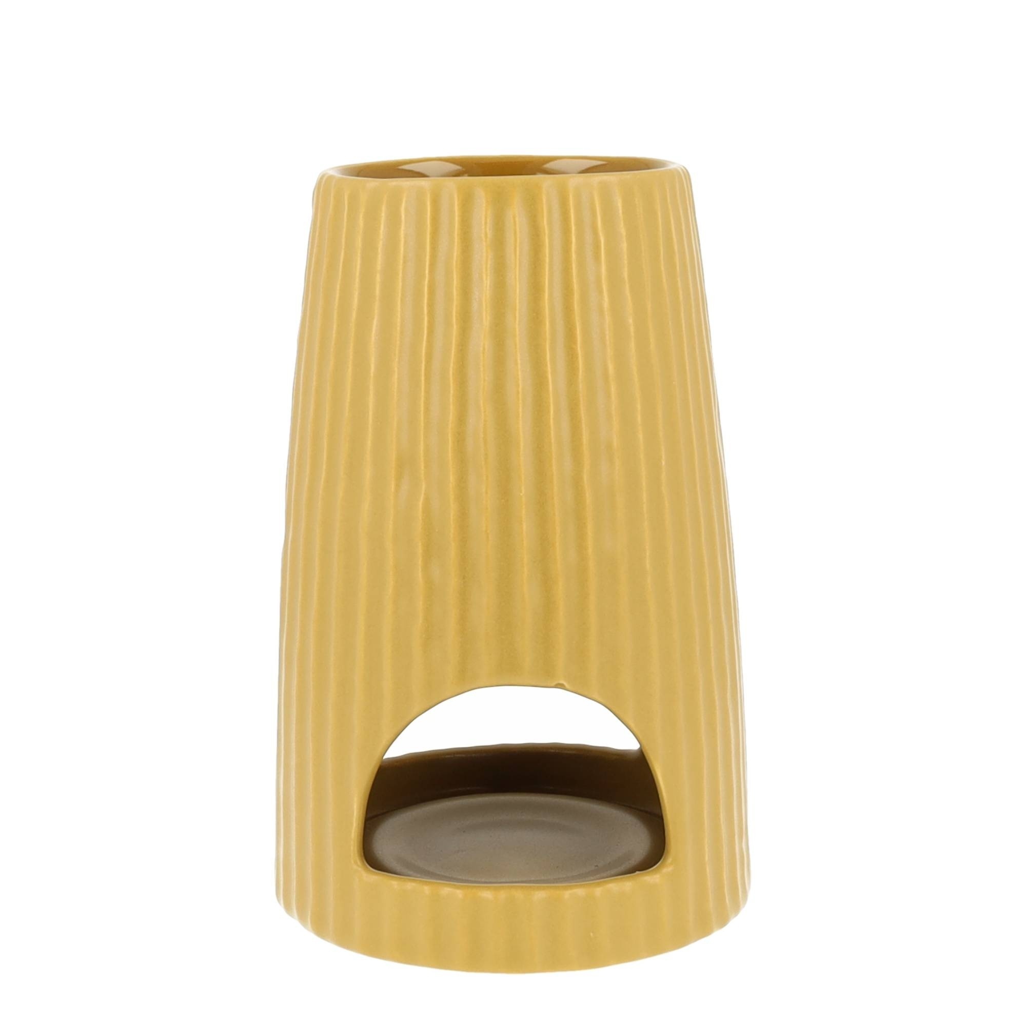 Rib Round ocher wax burner ScentBurner Scentchips®