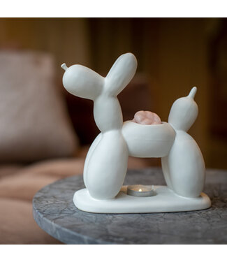 Scentchips® Balloon Dog wit waxbrander geurbrander