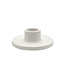 Scentchips® Bougeoir Disque Blanc Pour Bougie De Table