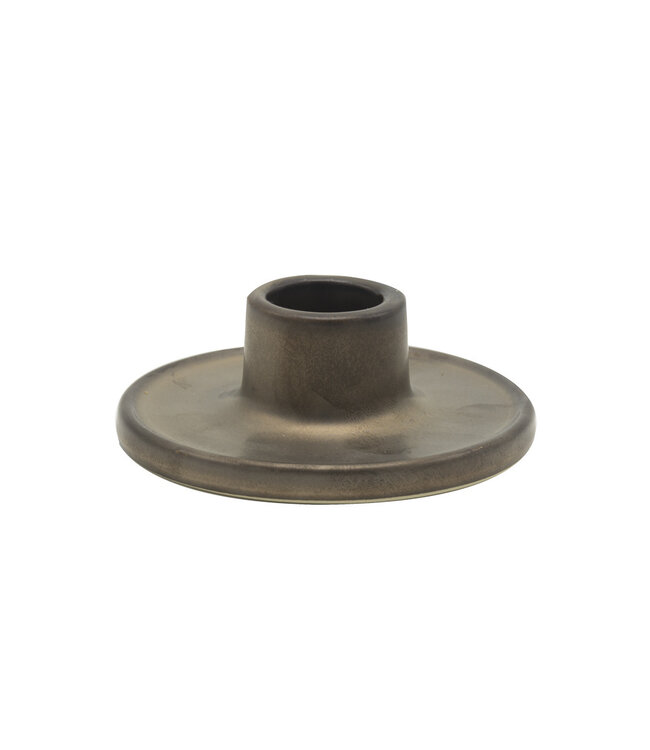 Scentchips® Disk Bronze dinner candle holder