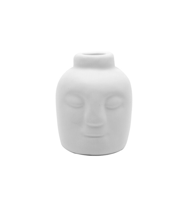 Scentchips® Face White dinner candle holder