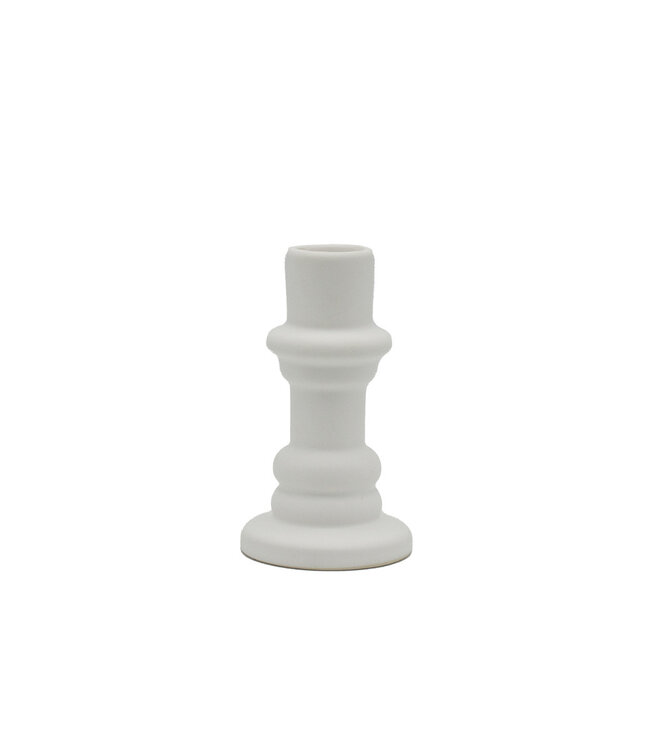 Scentchips® Classic White dinner candle holder