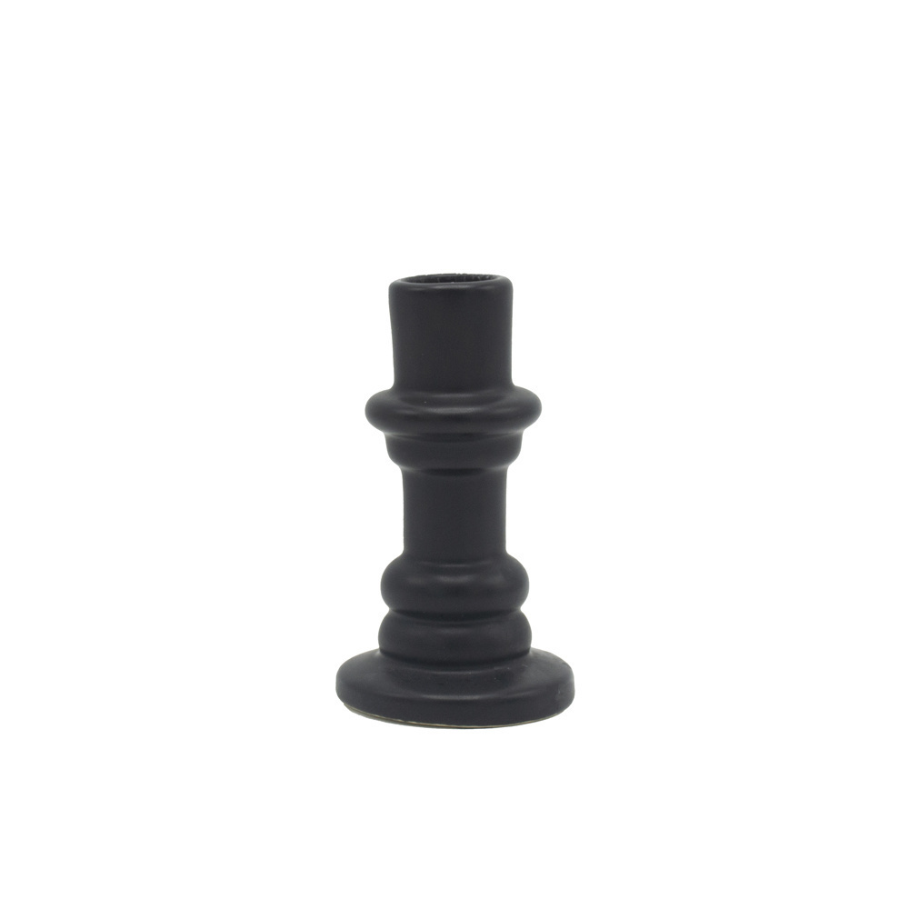 Classic Black Dinner Candle Holder ScentCandles Official Scentchips