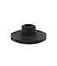 Scentchips® Disk Black dinner candle holder