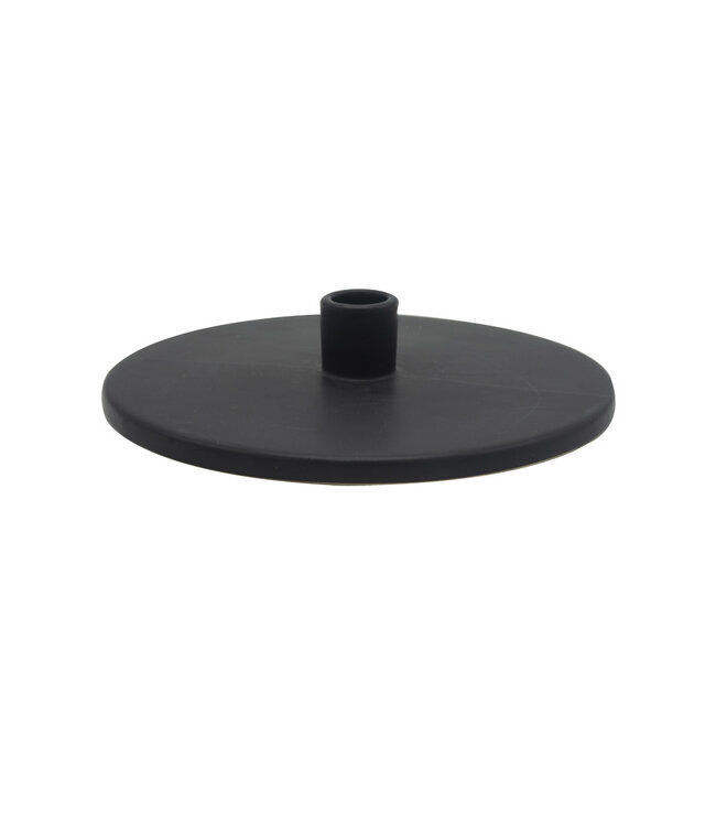 Scentchips® Disk XL Black dinner candle holder