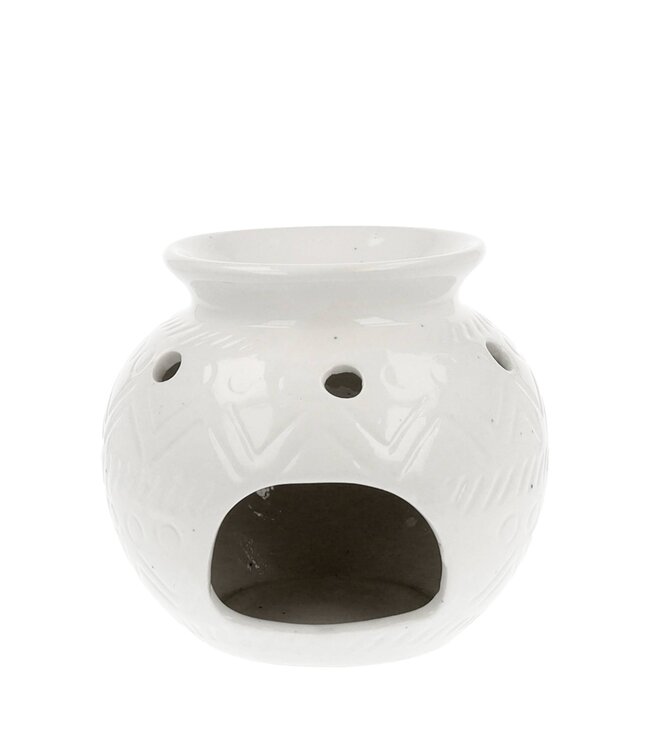 Scentchips® Bowl Deco Wit waxbrander geurbrander