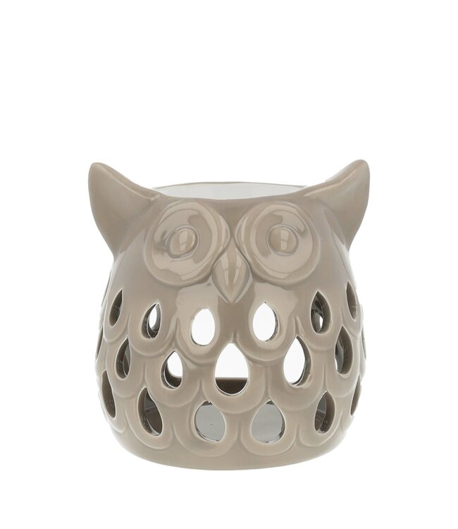 Scentchips® Owl Cut Out Taupe scented wax burner