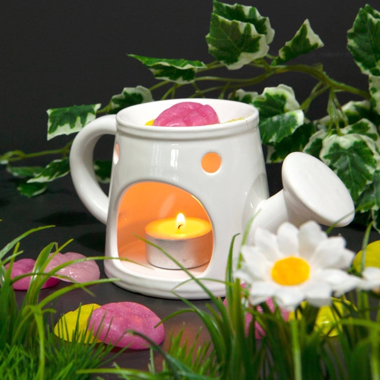 Scentchips® Watering can White scented wax burner