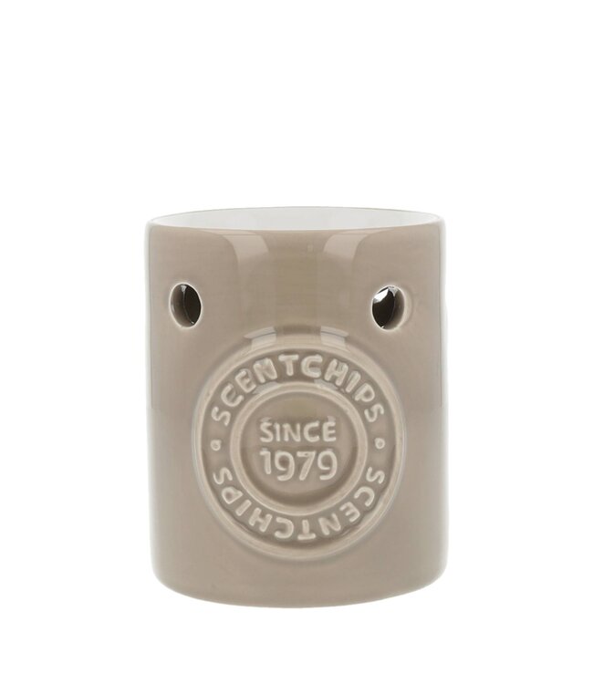 Scentchips® Regular embossed since 1979 Taupe Wachsbrenner