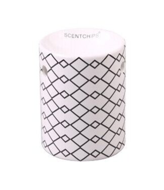 Scentchips® Black & Wit Oblie waxbrander geurbrander