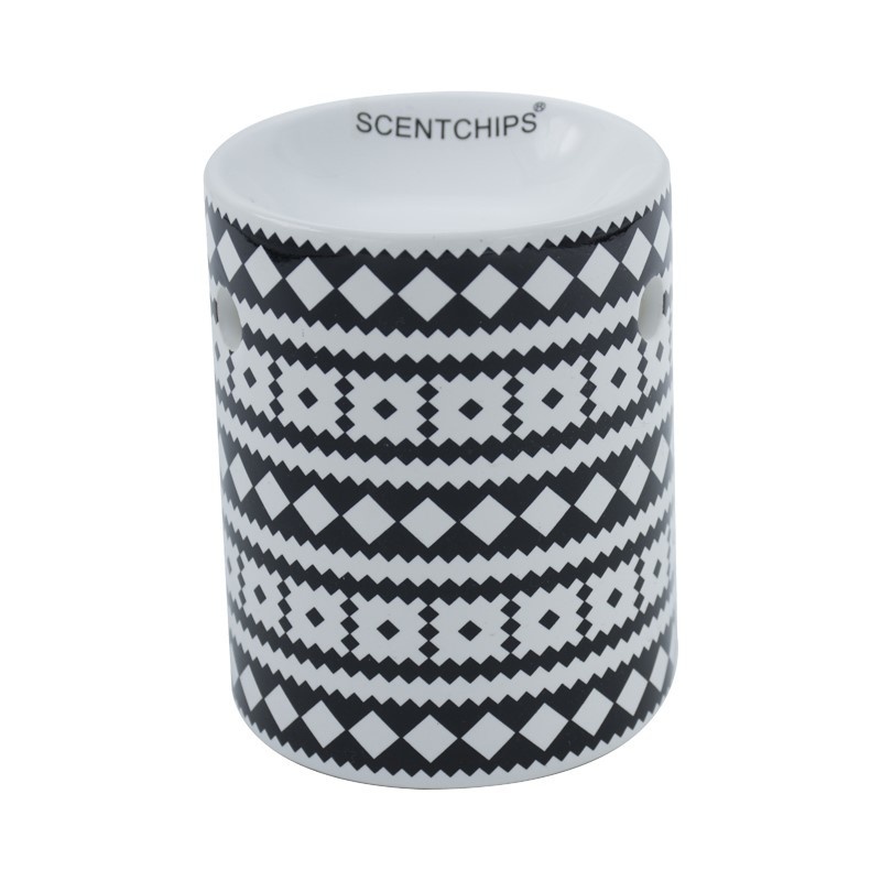 Scentchips® Black and White Aztec waxbrander geurbrander