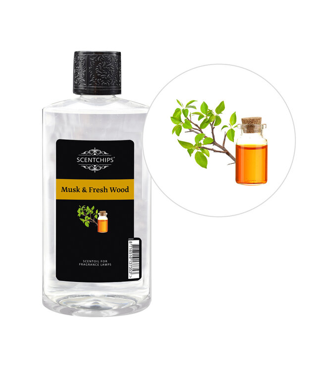 Scentchips® Musk & Vers hout geurolie ScentOils - 475ml
