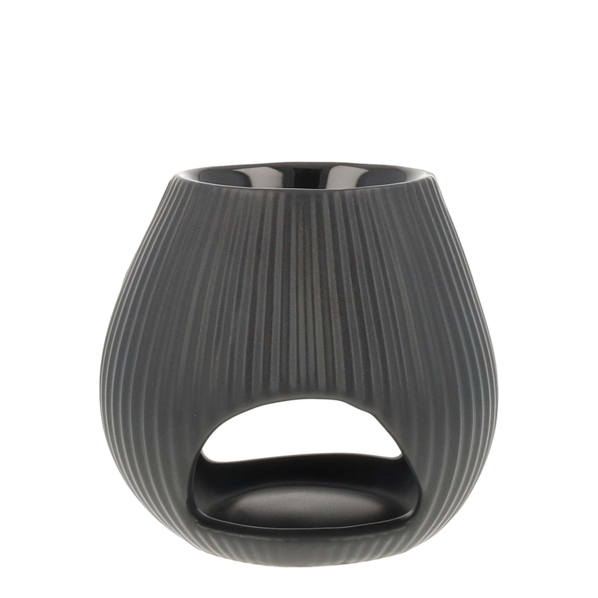 Oval Low Black wax burner ScentBurner | Official Scentchips® - Scentchips®