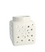 Scentchips® Square Cut Out Patern White scented wax burner