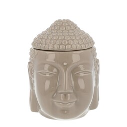 Scentchips® Buddha-Kopf Taupe Wachsbrenner Duftbrenner