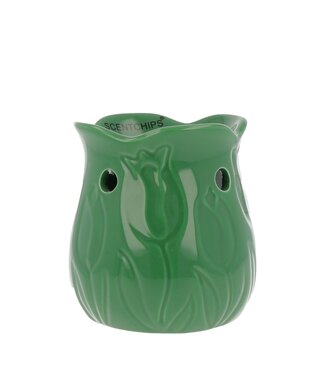 Scentchips® Tulip Green scented wax burner