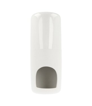 Scentchips® Tower Weiß Matt-Gloss Duo Wachsstäbchenbrenner