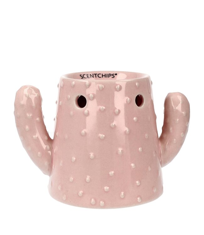Scentchips® Kaktus Pastell-Rosa Wachsbrenner