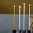 Thin taper candles holders
