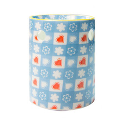 Scentchips® Regular Print Oranje wit blauw waxbrander geurbrander