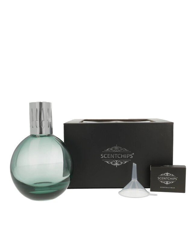 Scentchips® Lampe à Catalyse Luxx Sphère Verte - Brûleur Huiles Parfumées Scentoil