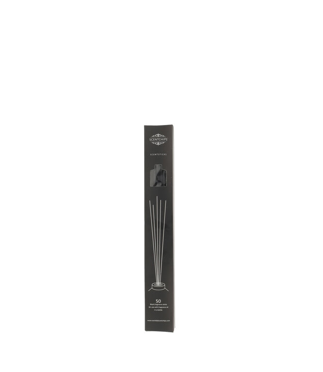 Scentchips® Duftstäbchen schwarz 3 mm x 25 cm, 50 stück im Karton
