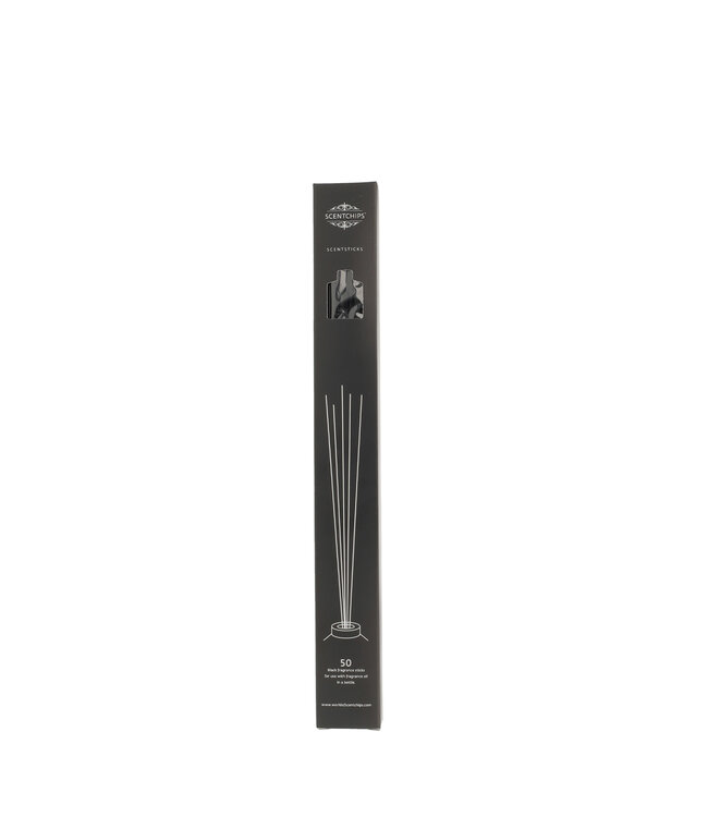 Scentchips® Duftstäbchen schwarz 3 mm x 30 cm, 50 stück im Karton