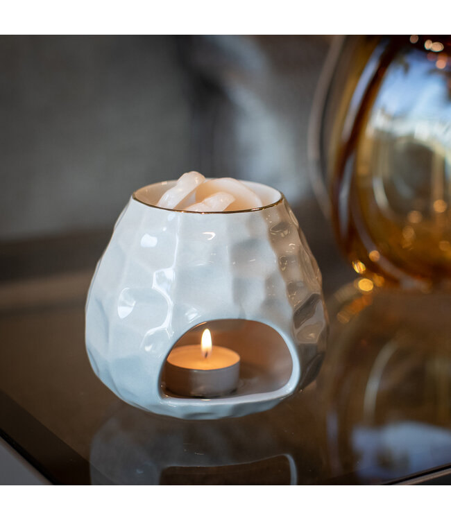 Scentchips® Sphere Chiselled Sand wax burner ScentBurner