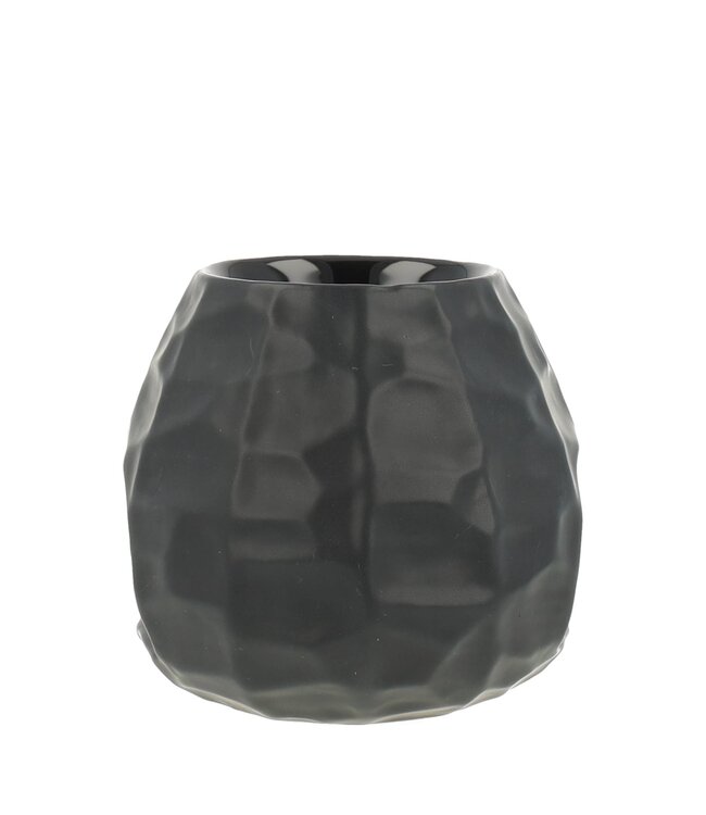 Scentchips® Bol Gebeiteld Zwart waxbrander geurbrander