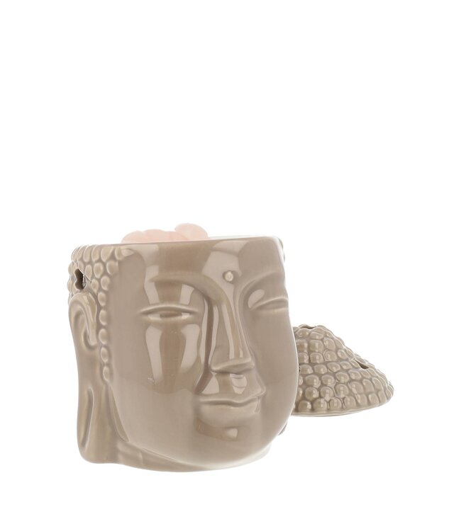 Scentchips® Buddha Hoofd Taupe waxbrander geurbrander