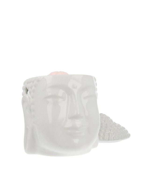 Scentchips® Buddha-Kopf Weiß Wachsbrenner Duftbrenner