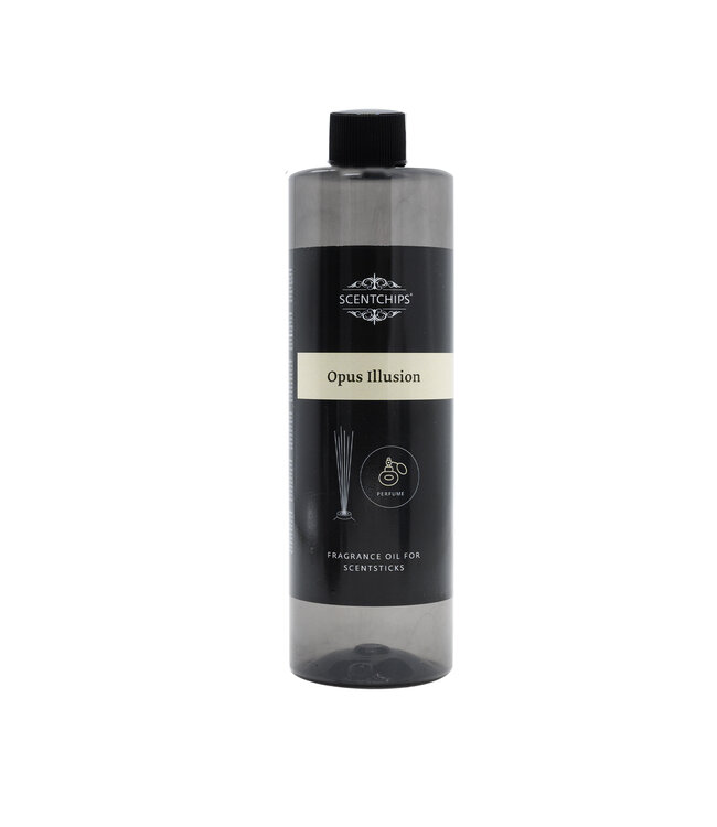 Scentchips® Coffret Diffuseur Bâtonnets Opus Illusion avec Flacon en verre Dégradé Gris - 400ml