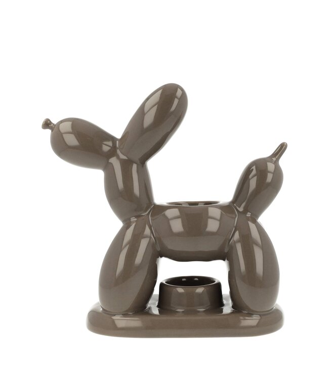 Scentchips® Balloon Dog shiny taupe wax burner ScentBurner