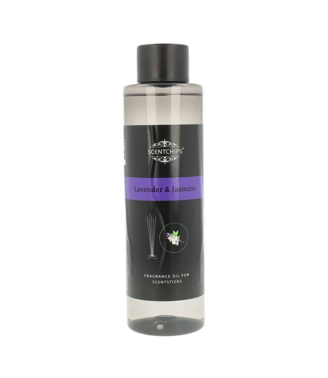 Scentchips® Recharge Huile Pour Diffuseur Bâtonnets Lavande & Jasmin - 400ml