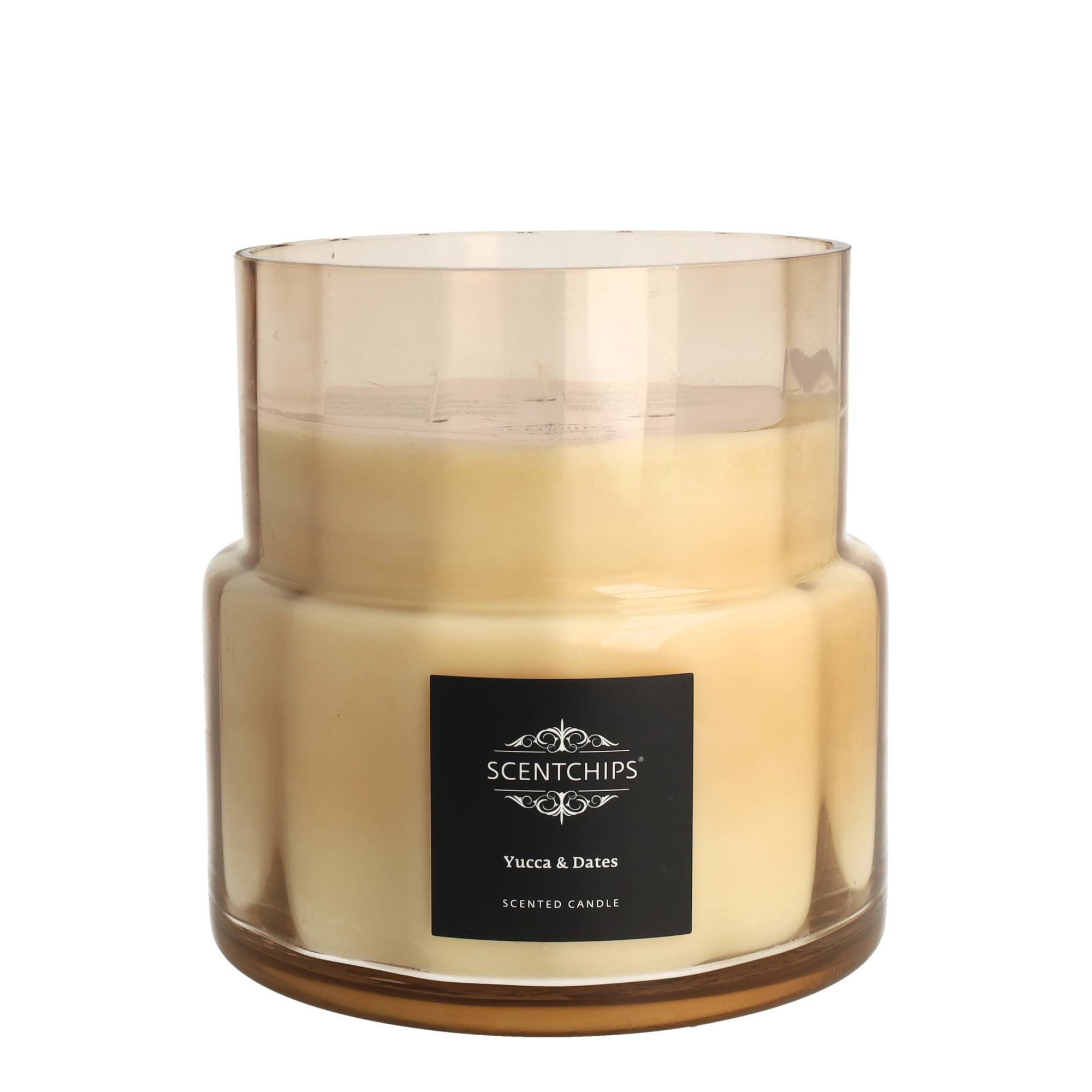 Scentchips® Yucca & Dates Geurkaars Double Champagne