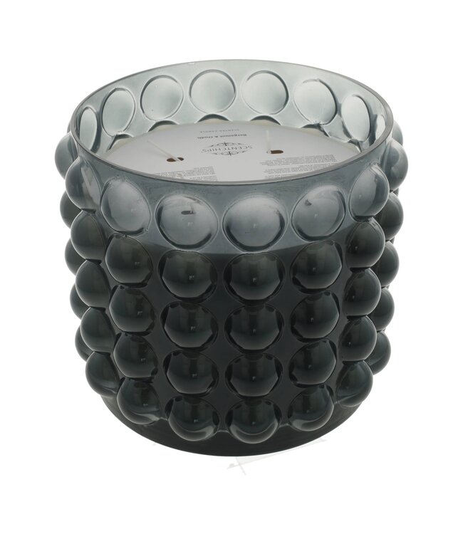 Scentchips® Bergamot & Oudh Duftkerz Bubbles Dunkelgrau - 3978gr