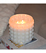 Scentchips® Sandal & Rose Geurkaars Bubbles Wit - 3978gr