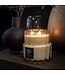 Scentchips® Yucca & Dates Grosse Bougie Parfumée Double Champagne - 2900gr
