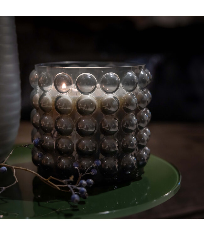 Scentchips® Bergamot & Oudh Duftkerz Bubbles Dunkelgrau - 3978gr