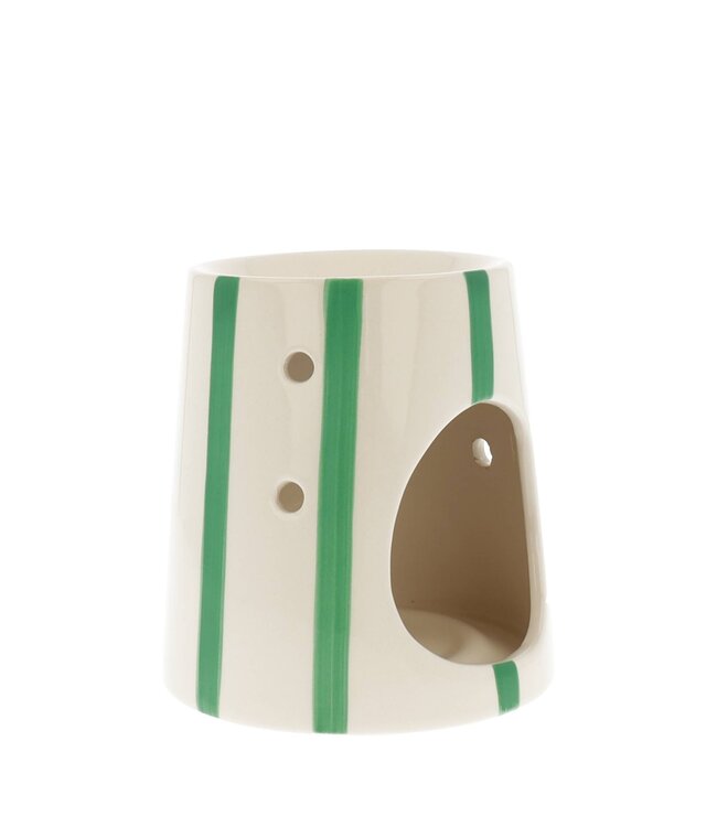 Scentchips® Stripes Groen waxbrander geurbrander