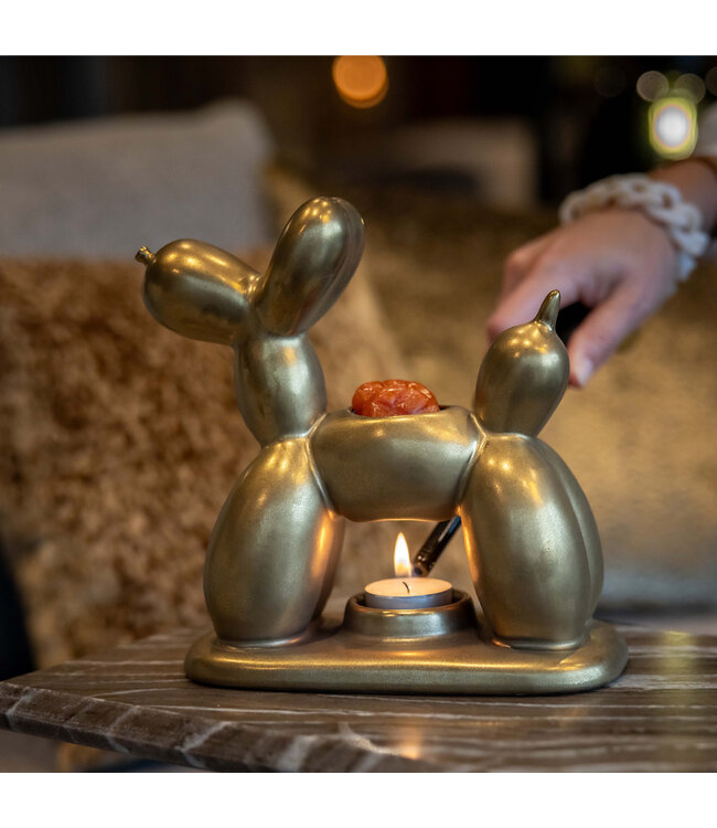 Scentchips® Balloon Dog Gold Wachsbrenner Duftbrenner