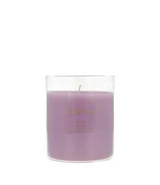 Scentchips® Lavendel Geurkaars in Glas - 519gr
