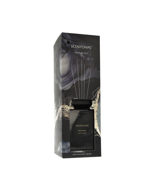 Scentchips® Reed diffuser set Square Secret de Paris - 1000ml