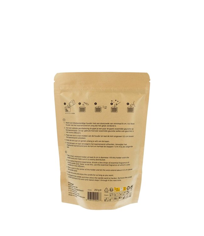 Kerzensand 250g Braun