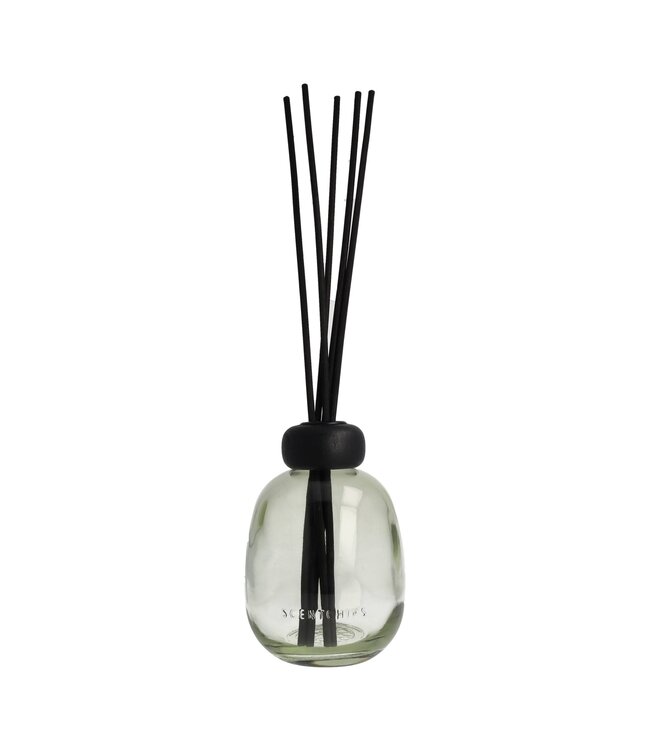 Scentchips® Cadeauset geurstokjes Miss Coco met groen bowl glas - 400ml