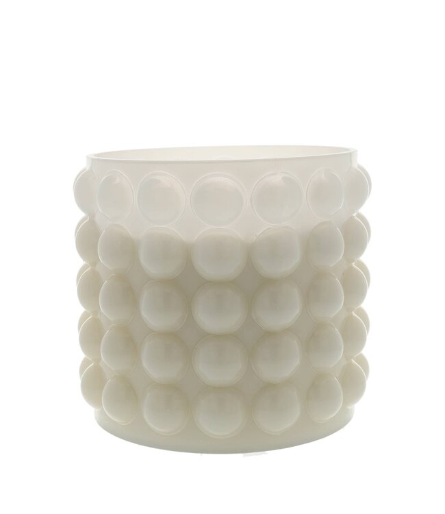 Scentchips® Sandal & Rose Geurkaars Bubbles Wit - 3978gr - Productiefout